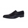 Pantofi barbati eleganti piele naturala fara siret Negru - GKR87N